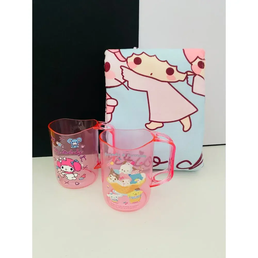 Little Twin Stars and Friends Bath Towel and Toothbrush Mouthwash Cups